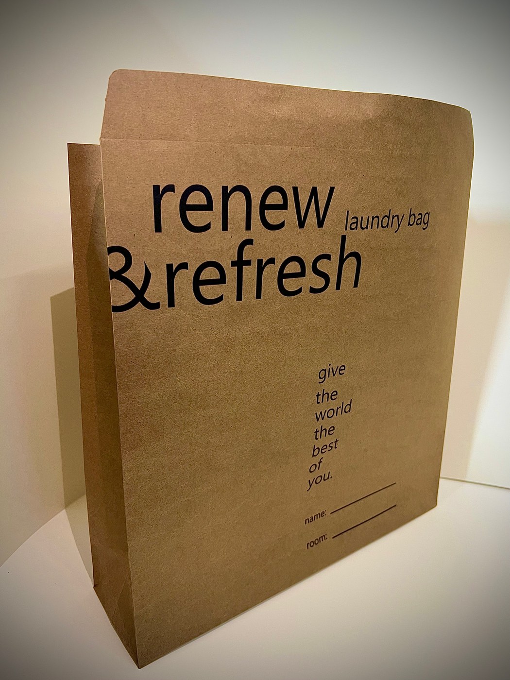 Private-label hotel packaging